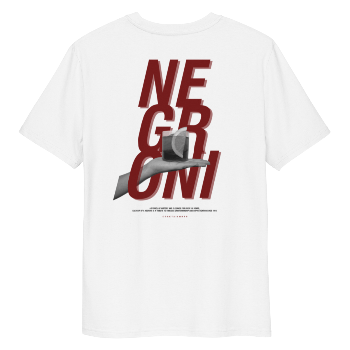 Hold My Negroni Unisex-T-Shirt aus Bio-Baumwolle
