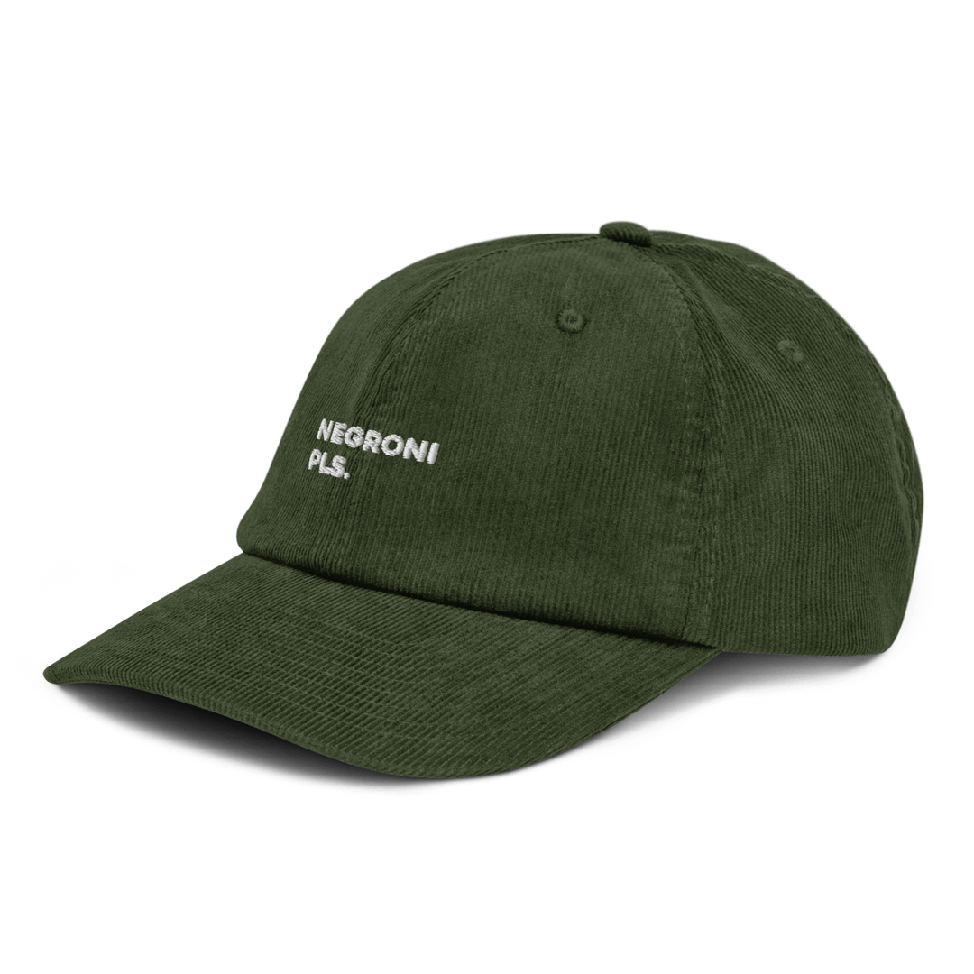 Negroni Pls. Corduroy hat - Dark Olive - Cocktailored