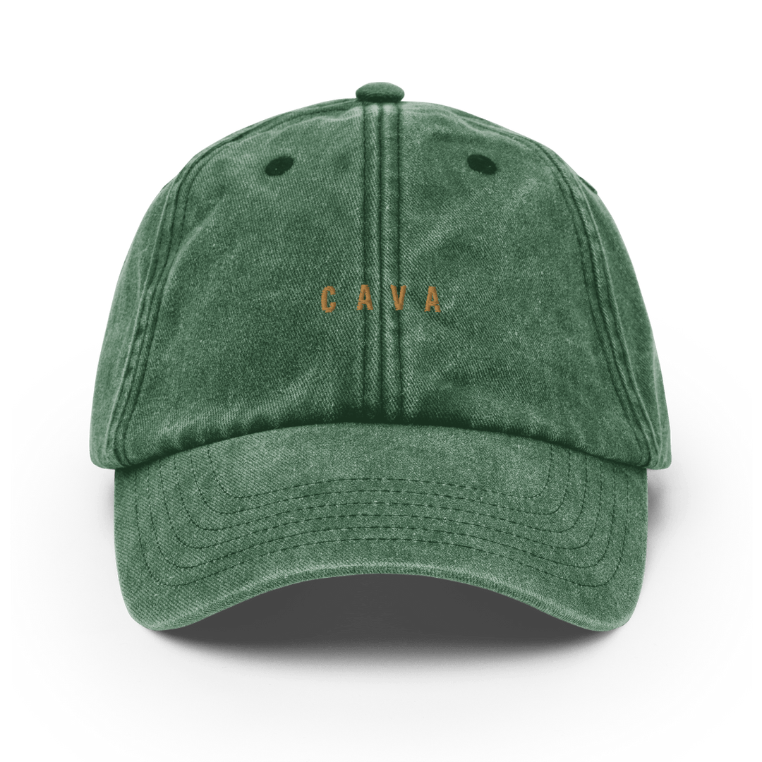 The Cava Vintage Hat - Vintage Bottle Green - Cocktailored