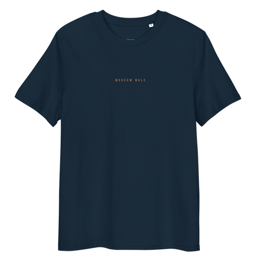 T-shirt av ekologisk bomull Moscow Mule – marinblå