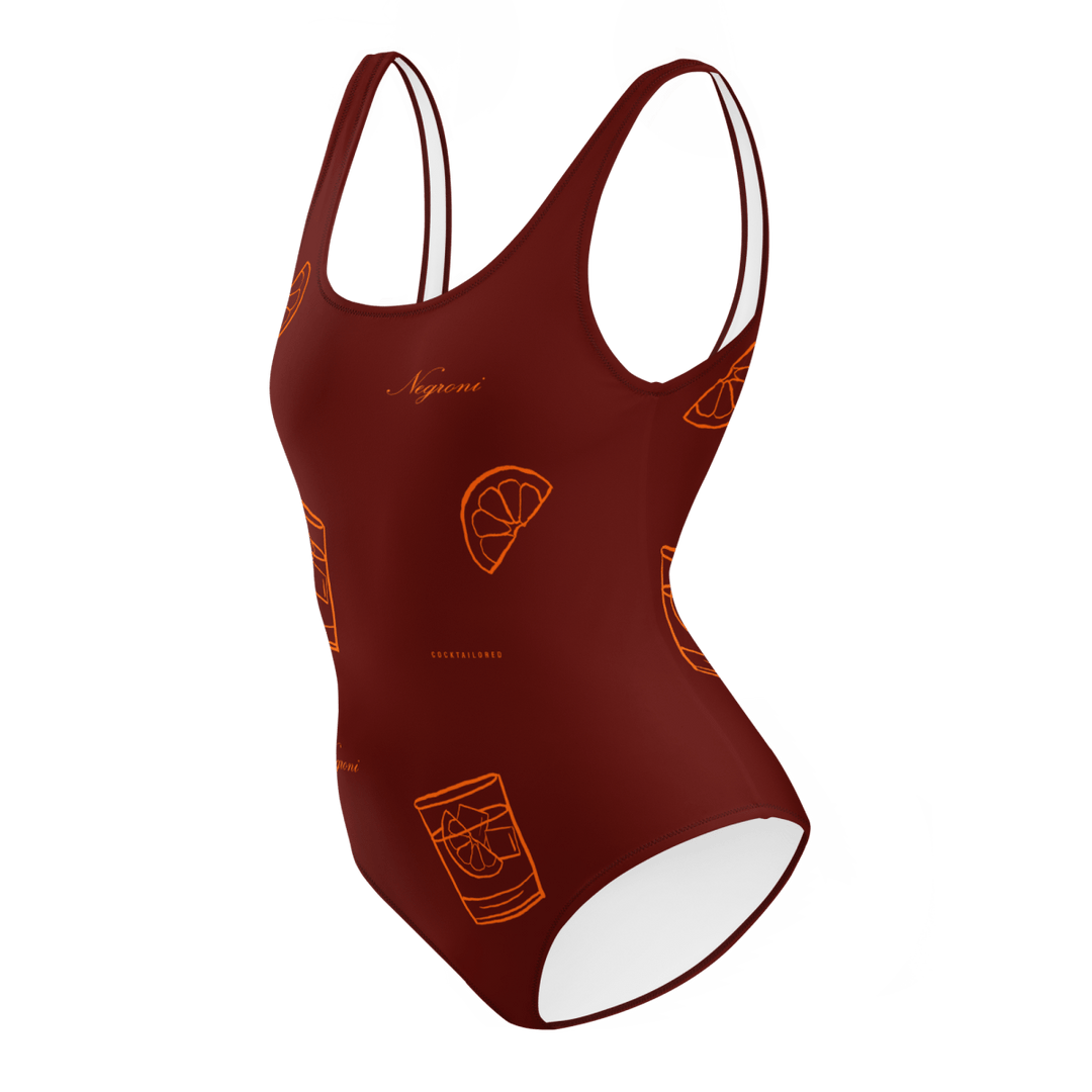 The Negroni "Cocktail" Swimsuit - XS - Cocktailored