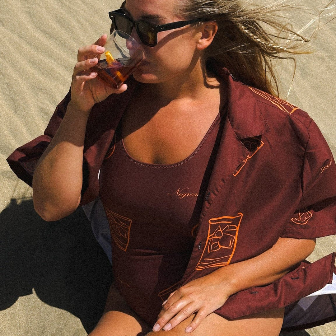 The Negroni "Cocktail" Swimsuit - XS - Cocktailored