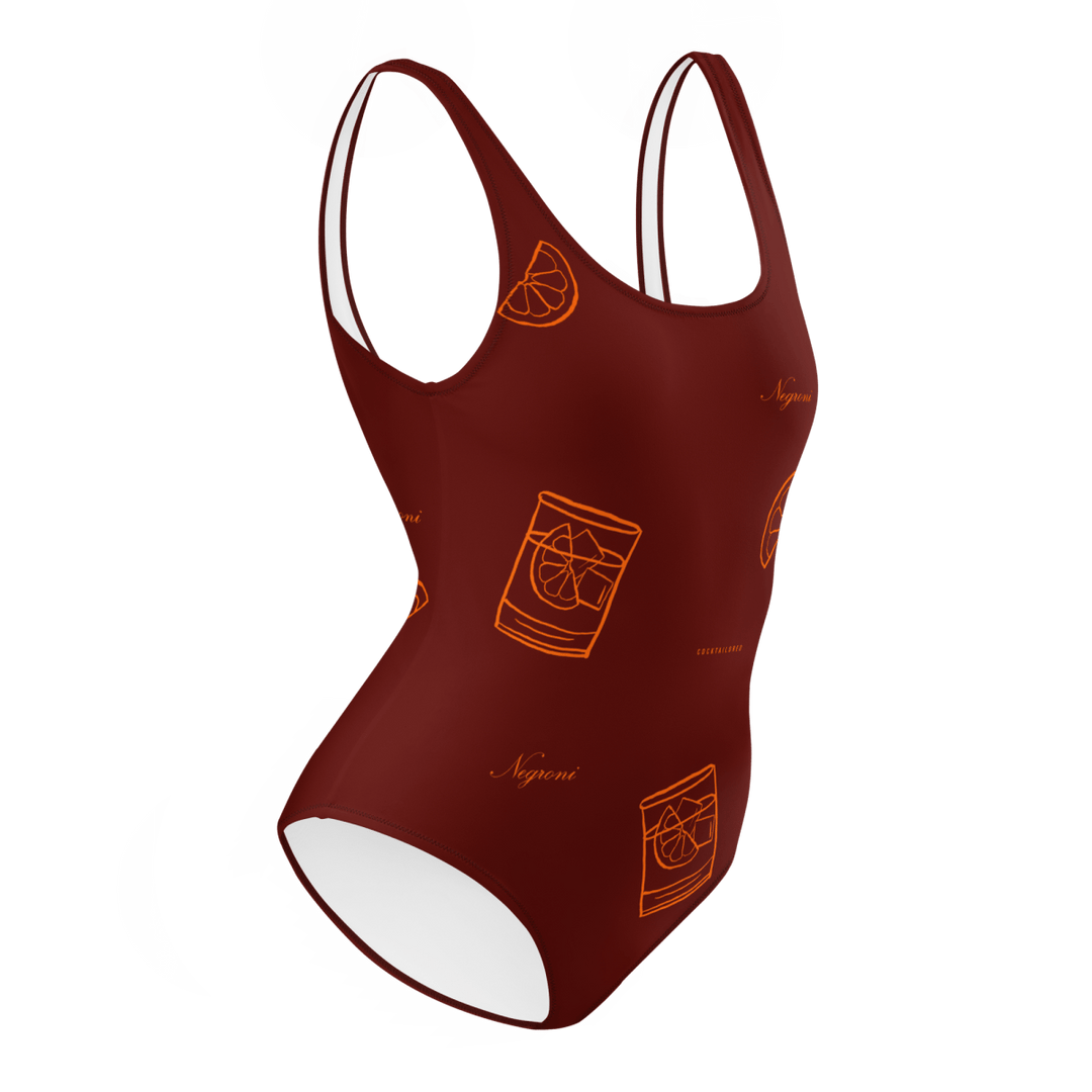 The Negroni "Cocktail" Swimsuit - XS - Cocktailored