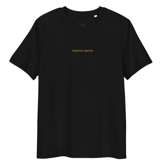 T-shirt av ekologisk bomull Pornstar Martini – svart