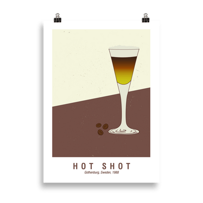 The Hot Shot Poster - 50x70 cm - - Cocktailored