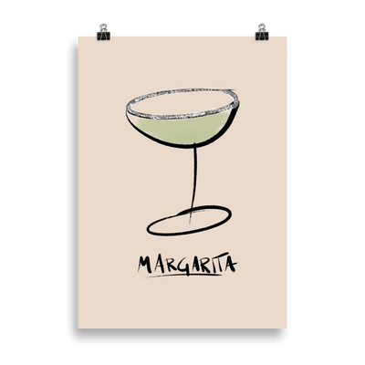 The Painted Margarita Poster - 50×70 cm - - Cocktailored